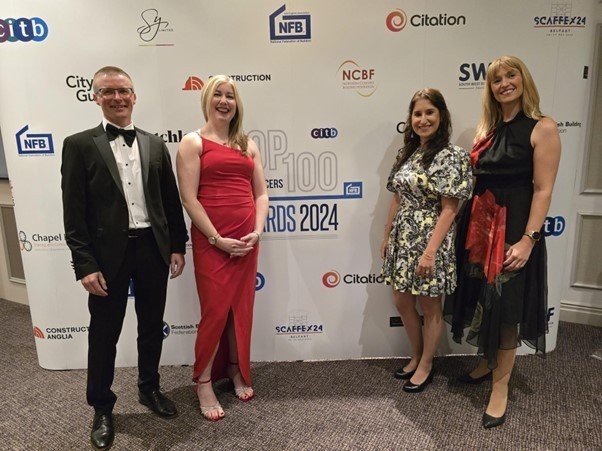 Signpost of Four CPI Colleagues Recognised at Women in Construction Awards